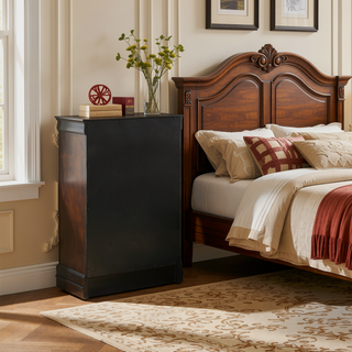 Sunvega Cappuccino 5-Drawer Chest with Spacious Drawers and Dovetail Construction