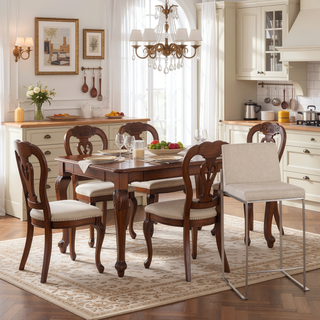 Sunvega Contemporary High Back Counter Stool Set with Padded Seat and Backrest
