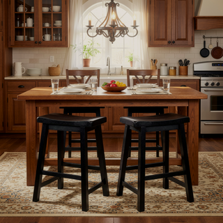 Sunvega 24 Inch Saddle Counter Stool for Your Serving Area and Entertaining