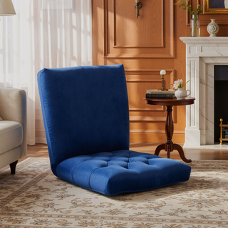 Sunvega Tufted Upholstered Dining Chairs with Crown Shaped Back Set of 2