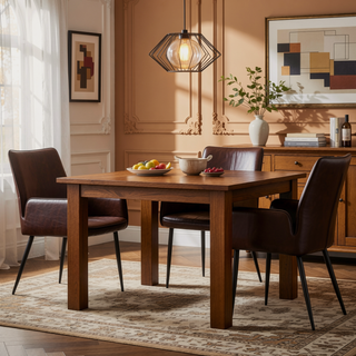 Sunvega Modern Velvet Dining Chairs with Soft Cushioned Seats and Iron Frames