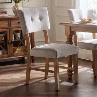 Sunvega Mid-Century Modern Light Oak Finish 52-inch Round Dining Table with X-Base