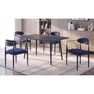 Sunvega Modern Contemporary White Sintered Stone Top Stylish Dining Table