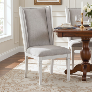 Sunvega Rustic Gray and Weathered White Finish Poplar Wood Dining Table With Leaf
