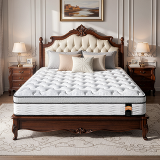 Sunvega 14 Inch Hybrid Cooling Gel Memory Foam and Pocket Spring Mattress