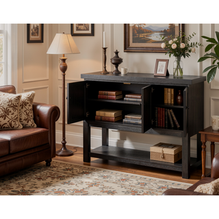 Sunvega Solid Acacia Wood Armless Side Chair with Scooped Seat and Ladder-back