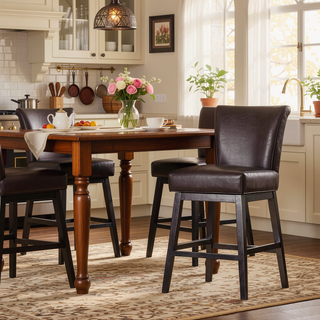 Sunvega Soft Upholstered Swivel Chair with Wooden Legs for Living Room