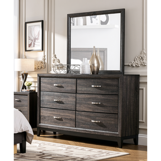 Sunvega Modern Contemporary White Finish Wooden Nightstand with 2 Dovetail Drawers
