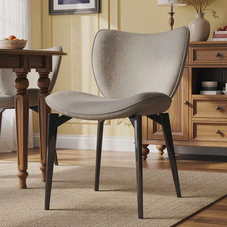 Sunvega Modern PU Leather Dining Chairs Set of 2 with Carbon Steel Frame for Kitchen
