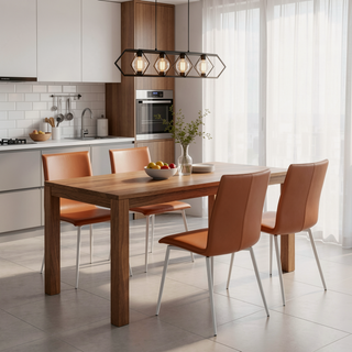 Sunvega Mason Contemporary Upholstered Chair with Swivel Seat and Stainless Steel Base