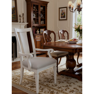 Sunvega Rustic Gray and Weathered White Finish Poplar Wood Dining Table With Leaf