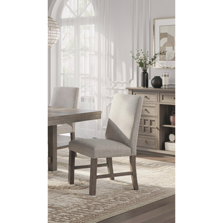 Sunvega Rustic Grey Solid Wood Round Dining Table with Open Shelf Storage