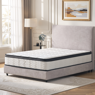 Sunvega King Size Hybrid Mattress with Zoned Pocket Springs and Gel Memory Foam