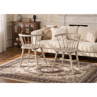 Sunvega Mid-Century Modern Dining Chairs with Spindle Back and Shaker Legs
