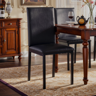 Sunvega Black Faux Marble Top Dining Table with Metal Frame for 4 Seats