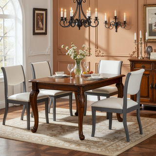 Sunvega Premium Oak Round Dining Table with Pedestal Base for 2-4 Seaters