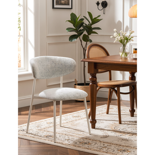 Sunvega Modern Luxury Dining Chairs Set with Padded Seat and Back Cushion