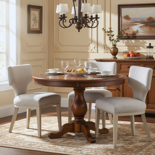 Sunvega Ivory and Champagne Side Chair with Padded Seat and Curved Backrest