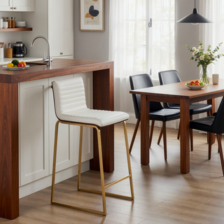 Sunvega Mason Mara Contemporary Fixed Height Counter Stool Set of Two