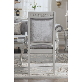 Sunvega Extendable Dining Table with Removable Leaf and Sparkling Rhinestone Inlays