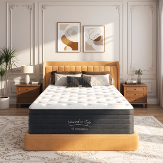 Sunvega Twin Size 8 Inch Hybrid Mattress with Cooling Memory Foam and Pocket Springs