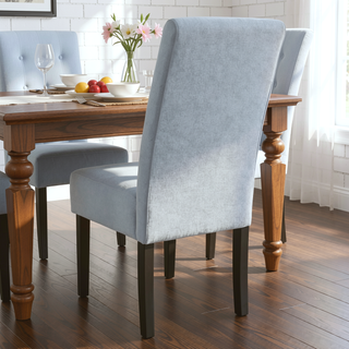 Sunvega Upholstered Accent Dining Chairs with T-Stitch Design Set of 2