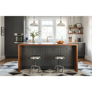 Sunvega Brushed Stainless Steel Swivel Adjustable Height Kitchen Bar Stool