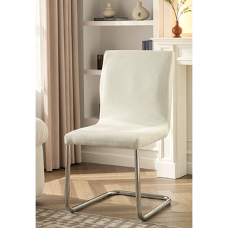 Sunvega Contemporary Black Leatherette High Chairs with Chrome Legs Set of 2