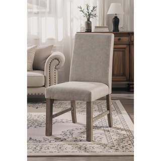 Sunvega Rustic Grey Solid Wood Round Dining Table with Open Shelf Storage