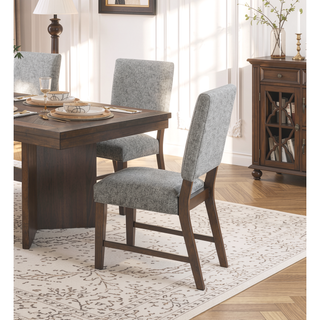 Sunvega Walnut Finish Wood Trestle Bench with V-Angled Pedestals for Dining Room