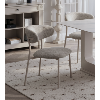 Sunvega Modern Luxury Dining Chairs Set with Padded Seat and Back Cushion