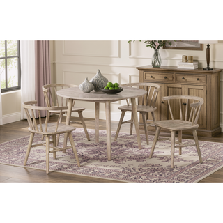 Sunvega Mid-Century Modern Dining Chairs with Spindle Back and Shaker Legs