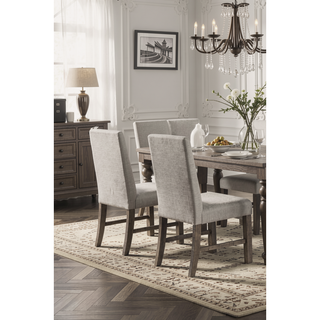 Sunvega Rustic Grey Solid Wood Round Dining Table with Open Shelf Storage