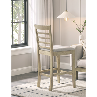 Sunvega Contemporary Gray Finish Rectangular Dining Table Seating Six