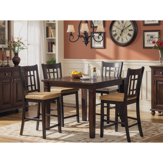 Sunvega Contemporary 18" Extendable Leaf Storage Table with Two-Tone Chalk Gray Finish