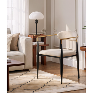 Sunvega Modern Contemporary White Sintered Stone Top Stylish Dining Table