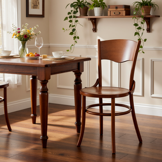 Sunvega Solid Wood Dining Chairs Set of 2 Fully Assembled for Dining Room and Living Room