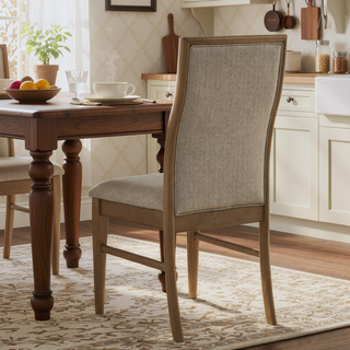 Sunvega Barley Upholstered Dining Side Chair with Ergonomic Backrest and Foam-Padded Seat