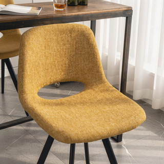 Sunvega Porth Fabric Kitchen Counter Height Stools Set of 2 with Plush Upholstery