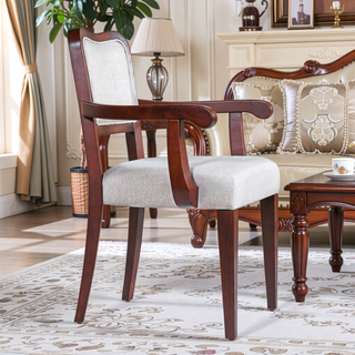 Sunvega 42 Inch Round Dining Table with Oak Veneer Top and Iron Base for Small Spaces