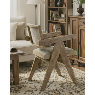 Sunvega Contemporary Black Dining Chairs with Light Gray Upholstered Padded Seat Cushions