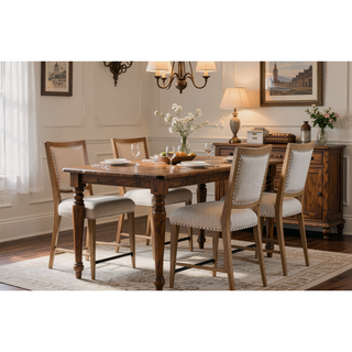 Sunvega Counter Height Stools with Upholstered Seat and Web Seating Set of 2