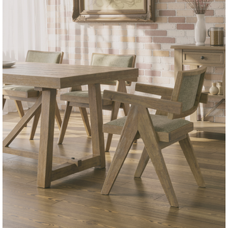 Sunvega Contemporary Black Dining Chairs with Light Gray Upholstered Padded Seat Cushions