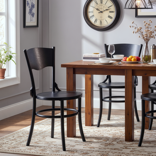 Sunvega Solid Wood Dining Chairs Set of 2 Fully Assembled for Dining Room and Living Room