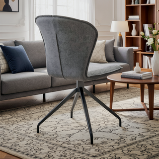 Sunvega Cyrine Modern Dining Room Accent Chairs Set of 2 with Faux Leather