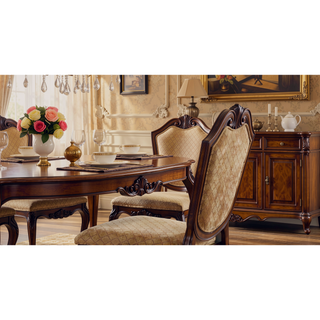 Sunvega Counter Height Fabric Upholstered Armless Chair with Wooden Queen Anne Legs