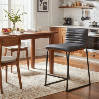 Sunvega Mason Mara Contemporary Fixed Height Counter Stool Set of 2
