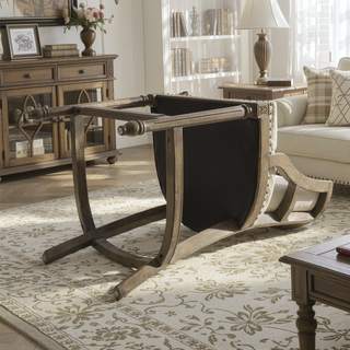 Sunvega Farmhouse Counter Height Bar Stool with Backrest in Light Beige Linen