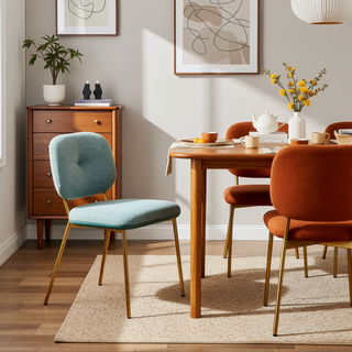 Sunvega Modern Bamboo Plywood Dining Table with Sleek Design for Contemporary Living