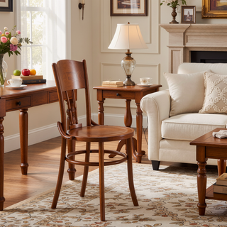 Sunvega Solid Wood Dining Chairs Set of 2 Fully Assembled for Dining Room and Living Room
